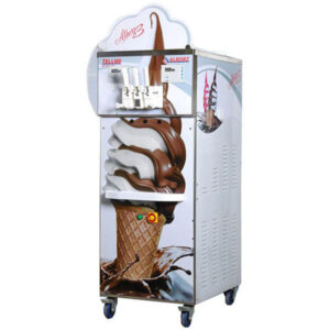 دستگاه بستنی ساز قیفی البرز سرمایش تک فاز لبه رنگی