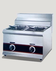 سرخ کن گازی دو لگن وان شف مدل HGF-72