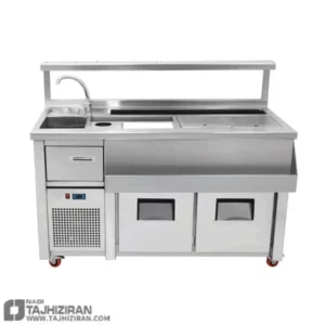 خرید بار استیشن 150 سانت زیر یخچال مکث سیلور Max Silver