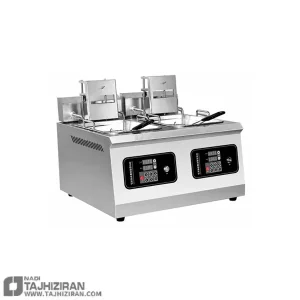 سرخ کن برقی دیجیتال دو لگن با حافظه پخت مکث